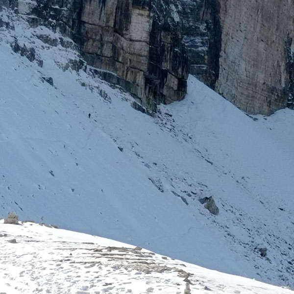 ai piedi delle....Tre Cime di Lavaredo